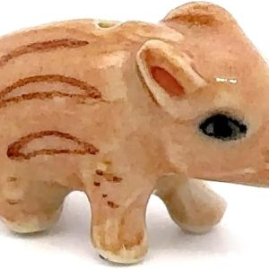 Adorable Mini Ceramic Animal Figurine – Porcelain Miniature Collectible Decor (Baby Pig)