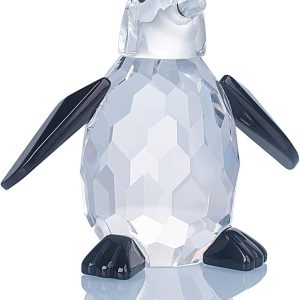Crytal Cute Penguin Figurines of Glass Collectible Animal Figurines Desk Decoration Ornaments